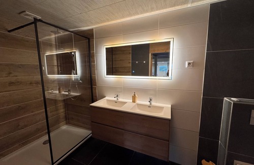 Bad Nieuweschans Apartment | Apartment with private terrace and sauna indoor.
