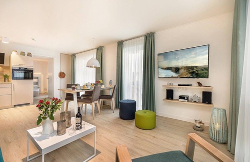 Ostseebad Prerow Apartment | Apartment with 3 rooms, 62 m² and underfloor heating, is ideal for families.