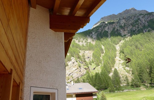Saas Almagell Apartment | Apartment with balconies in all directions and views of the mountain world