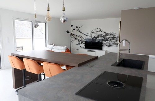 Pirou Apartment | Apartment with jacuzzi and sea view terrace