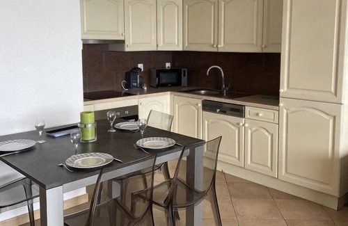 Le Barcares Apartment | Apartment with sea view, communal pool and private parking 6ARGO506