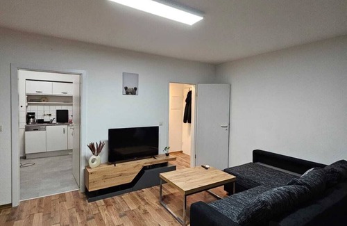 Altlindenau Apartment | Apartment with stadium view