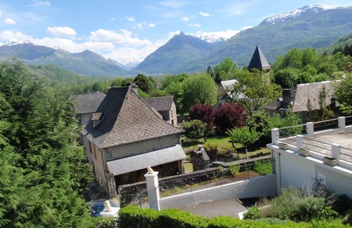 Ayzac-Ost Apartment | Apartment with terrace on property with heated swimming pool