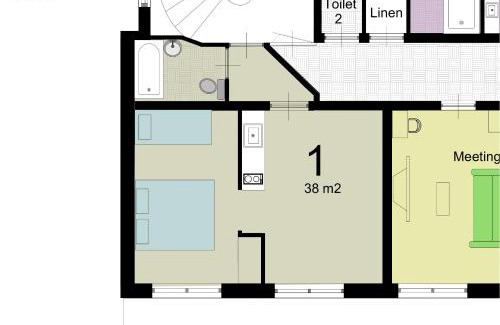 Wildemann Apartment | Apartmenthaus am Waldrand- Küche - Frühstück - Balkon