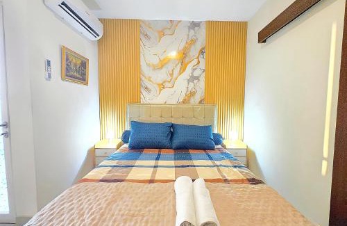 Pekayon Jaya Apartment | Apatermend grand kamala lagoon 1BR Cozy & Elegant by LuckyStay