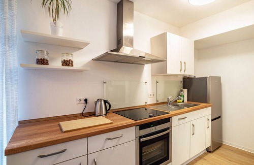 Oberderdingen Apartment | Aposto Apartment 1 with Private Terrace and Wi-Fi