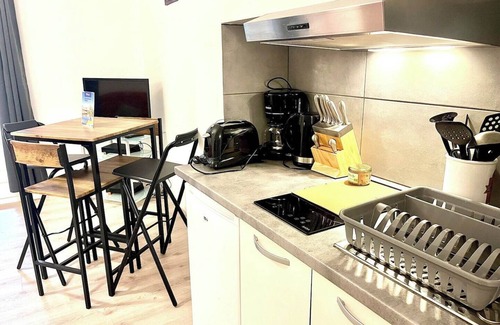 Aurillac Apartment | App 32m² with terrace, sleeps 4, wifi