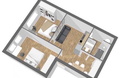 Saint-Charles Apartment | Appart 2 chambres gare St Charles
