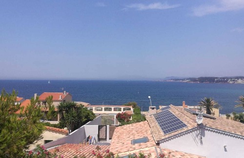 Six-Fours-les-Plages Apartment | Appart. 2P Magnifique vue mer Six Fours Corniche Solviou