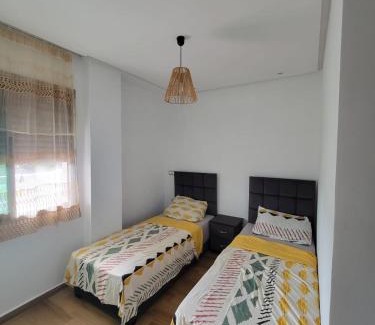 Lamharza Essahel Apartment | Appart Blue Beach Sidi Rahal 2 chambres et salon