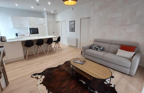 Aurillac Apartment | Appart centre ville Aurillac avec spa privé