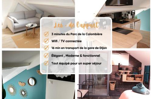 Faubourg Sud Apartment | Appart Dijon, 4 couchages, Centre ville historique