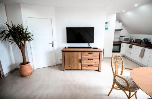Saint-Guenole Apartment | APPART-DUPLEX VUE MER PANORAMIQUE BALCON & PISCINE proche commerce