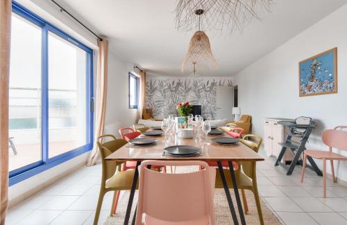 Noirmoutier-en-l'Ile Apartment | Appart pour 6 adultes et 2 enfants avec terrasse