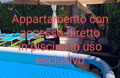 Sant'Antonio Abate Apartment | Appartamento con accesso diretto in piscina privata uso esclusivo