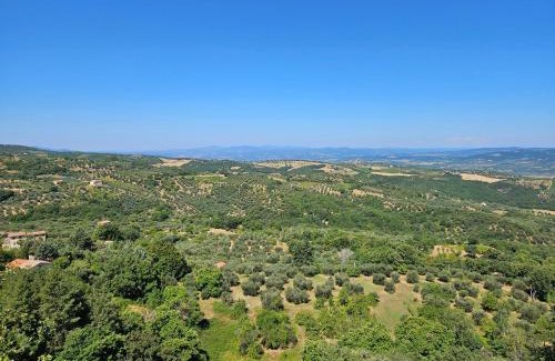 Castel del Piano Apartment | Appartamento con 2 camere in borgo medievale