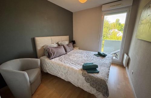 La Riviere-Saint-Sauveur Apartment | appartement en résidence privée avec piscine