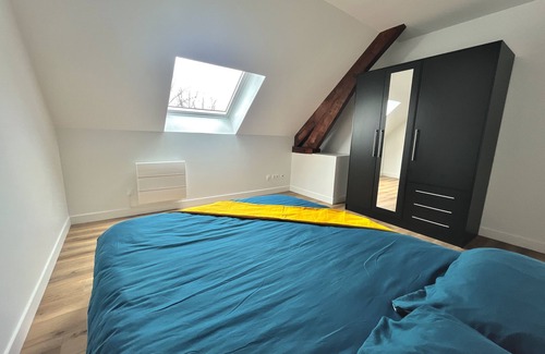 Equeurdreville-Hainneville Apartment | Appartement #7 Moderne Rénové Avec Mezzanine 8pers