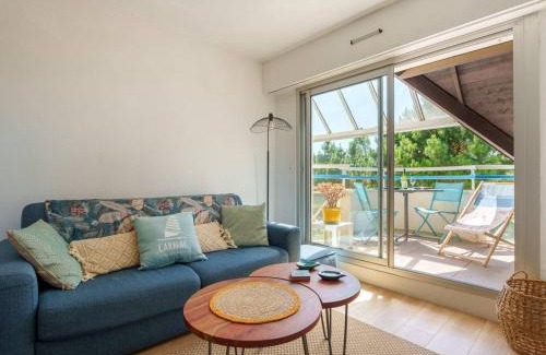 Carnac Apartment | Appartement 2P à 500m des plages, balcon S-O, parking privé, 3* Meublé de Tourisme - FR-1-477-177