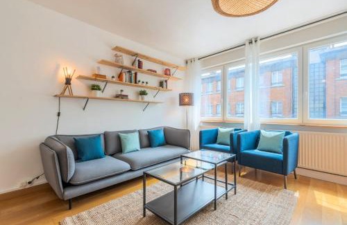 Tourcoing Apartment | Appartement 3 chambres, centre-ville avec parking