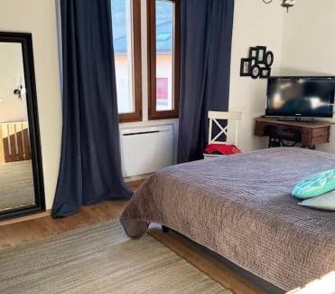 Sion Apartment | Appartement 70m2, entrée autonome, lit 180x200, terrasse privée, parking gratuit