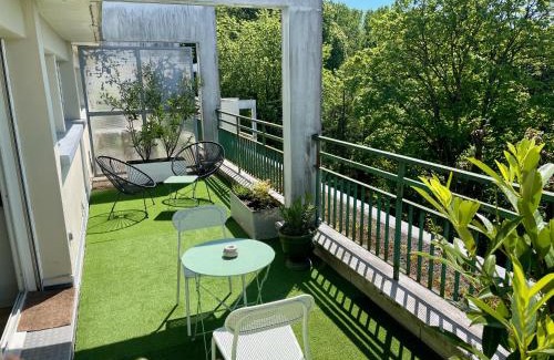 Montbeliard Apartment | Appartement avec terrasse et parking gratuit accolé