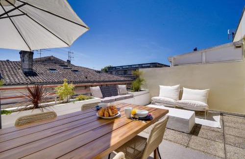 Libourne Apartment | Appartement central - Toit-terrasse