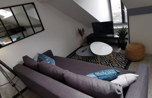 Donville-les-Bains Apartment | Appartement cosy, 300m de la mer