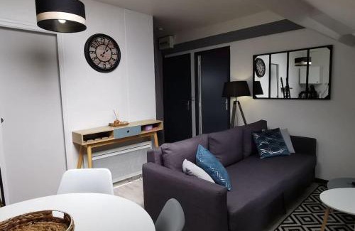 Donville-les-Bains Apartment | Appartement cosy, 300m de la mer
