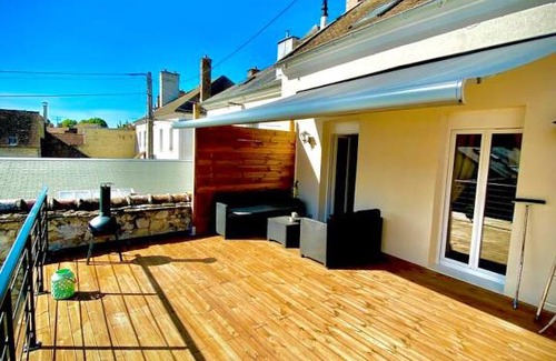 Nemours Apartment | Appartement de 2 chambres avec jacuzzi jardin clos et wifi a Nemourslone