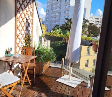 Quartier de la Salpetriere Apartment | Appartement de Charme avec terrasse proche 5eme arrdt