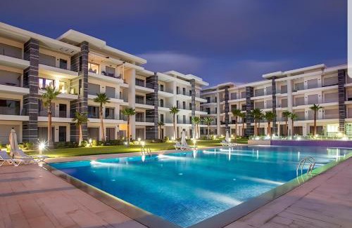 El Mansouria Apartment | Appartement de luxe en bord de mer avec piscine