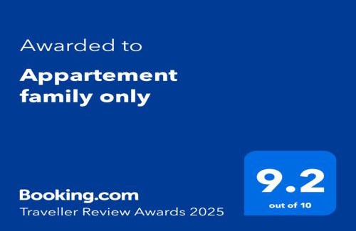 Bni Makada Apartment | Appartement family only