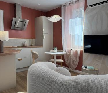 Moulins Apartment | Appartement Le rêve de Gaïa Climatisation et Wifi
