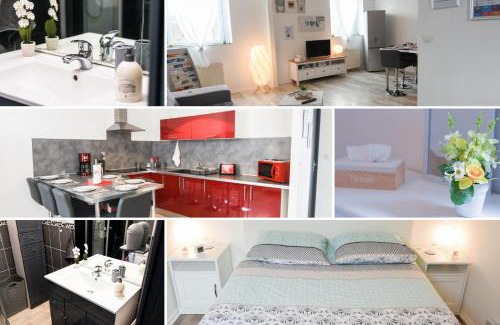 Saint-Quentin Apartment | Appartement "le Terminus " Gare-Cosy-Wifi 6 Personnes
