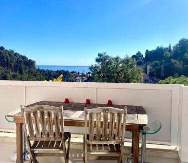 Saint Antoine Apartment | Appartement Luxe - 3 pièces avec vue mer, piscine et tennis