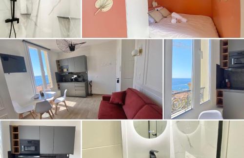 Cap d'Ail Apartment | Appartement moderne climatisé Monaco vue Mer
