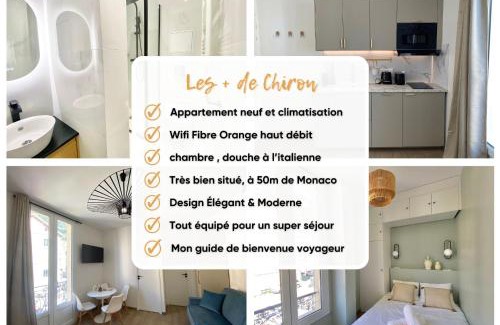 Cap d'Ail Apartment | Appartement moderne climatisé Monaco vue Mer