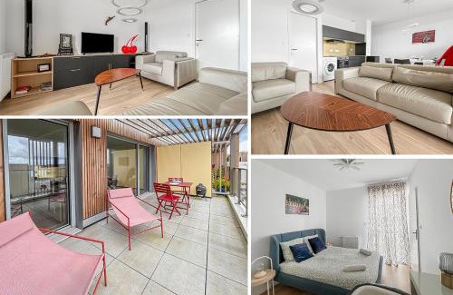 Saint-Pierre Apartment | Appartement moderne - Terrasse - Vue Mer - Parking - Wifi