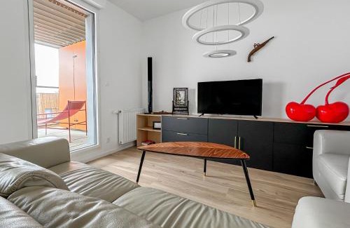 Saint-Pierre Apartment | Appartement moderne - Terrasse - Vue Mer - Parking - Wifi