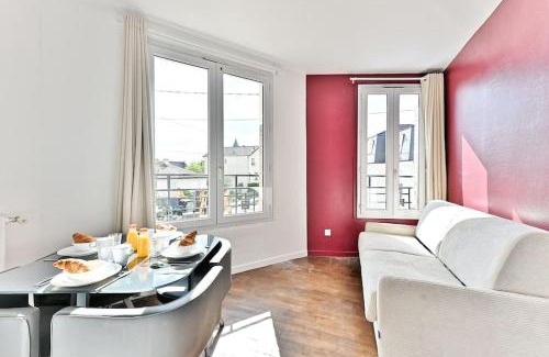 Gagny Apartment | Appartement Rose Moderne Proche de la capitale II