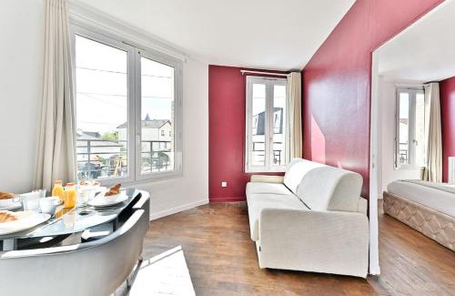 Gagny Apartment | Appartement Rose Moderne Proche de la capitale II