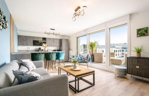 Parame Apartment | Appartement saint malo neuf, 2 chambres, terrasse, garage