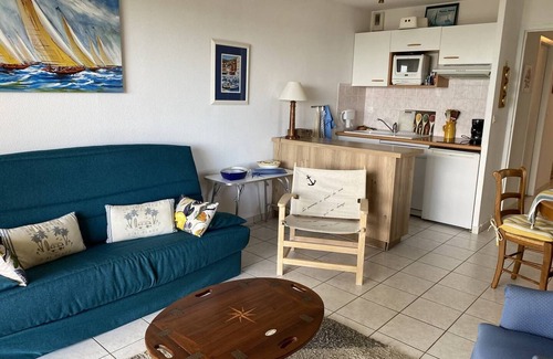 Saint-Cast-le-Guildo Apartment | Appartement T2 vue mer Face à la Grande Plage, 4 Personnes