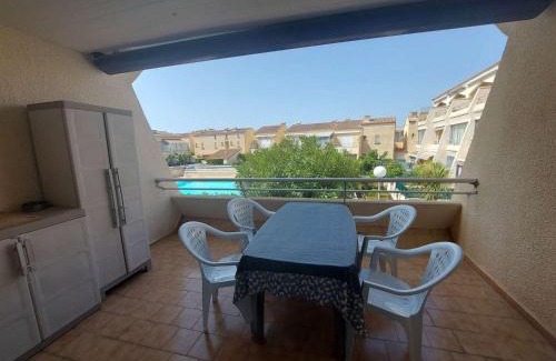 Marseillan Plage Apartment | Appartement T2 avec Terrasse, Piscine et Parking Privé - 4 Pers. - FR-1-326-792