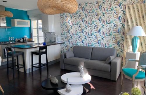 Granville Apartment | Appartement Villa Chausey, vue sur le port