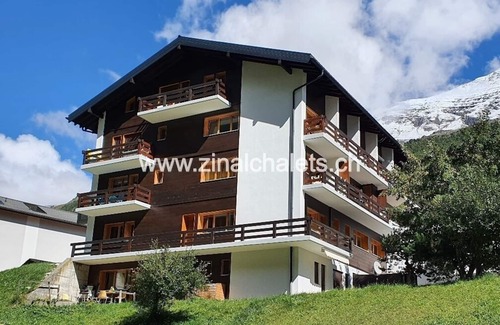 Zinal Apartment | Appartment in a building in Zinal - 2 beds in the living room - kitchen - 1 shower/WC - TV broadcast