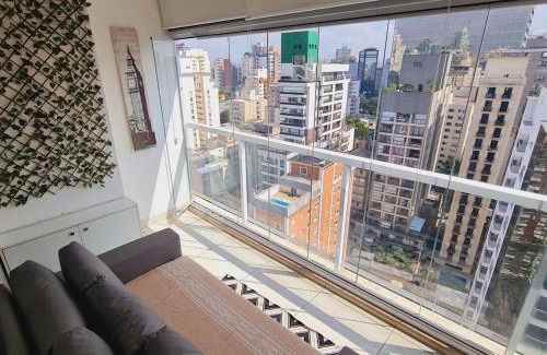Consolacao Apartment | Apto 1 quarto - Prédio com piscina - Garagem - Vision Paulista