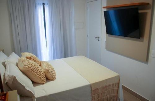 Sao Miguel de Touros House | APTO 107-Pé na Areia Praia do Maceio - 2 suites, 2 banheiros+SPA Jacuzzi+Roupas de cama