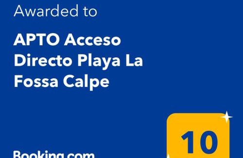 Calpe Apartment | APTO Acceso Directo Playa La Fossa Calpe